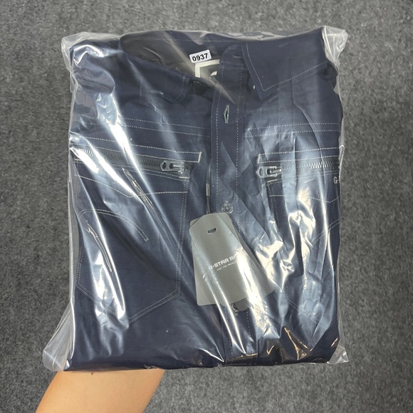 G-star Raw button up slim fit long sleeve shirt - Picture 12 of 12